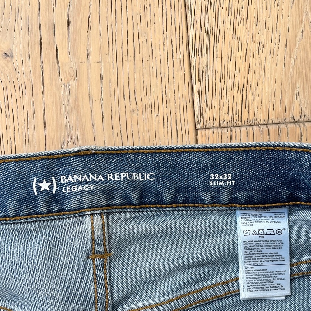 Banana Republic Legacy Men Slim Fit Jeans 32x32 - Picture 4 of 7
